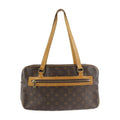 LOUIS Louis Leather (Good) Shoulder Vuitton M51181 Canvas VUITTON GM Monogram Cite Brown Bag Pre-Owned