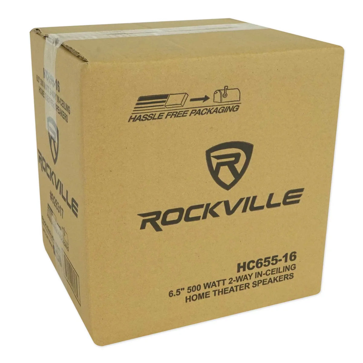 6.5" Receiver+(8) White LED Speakers Ceiling Theater Amp/Home Tube Rockville