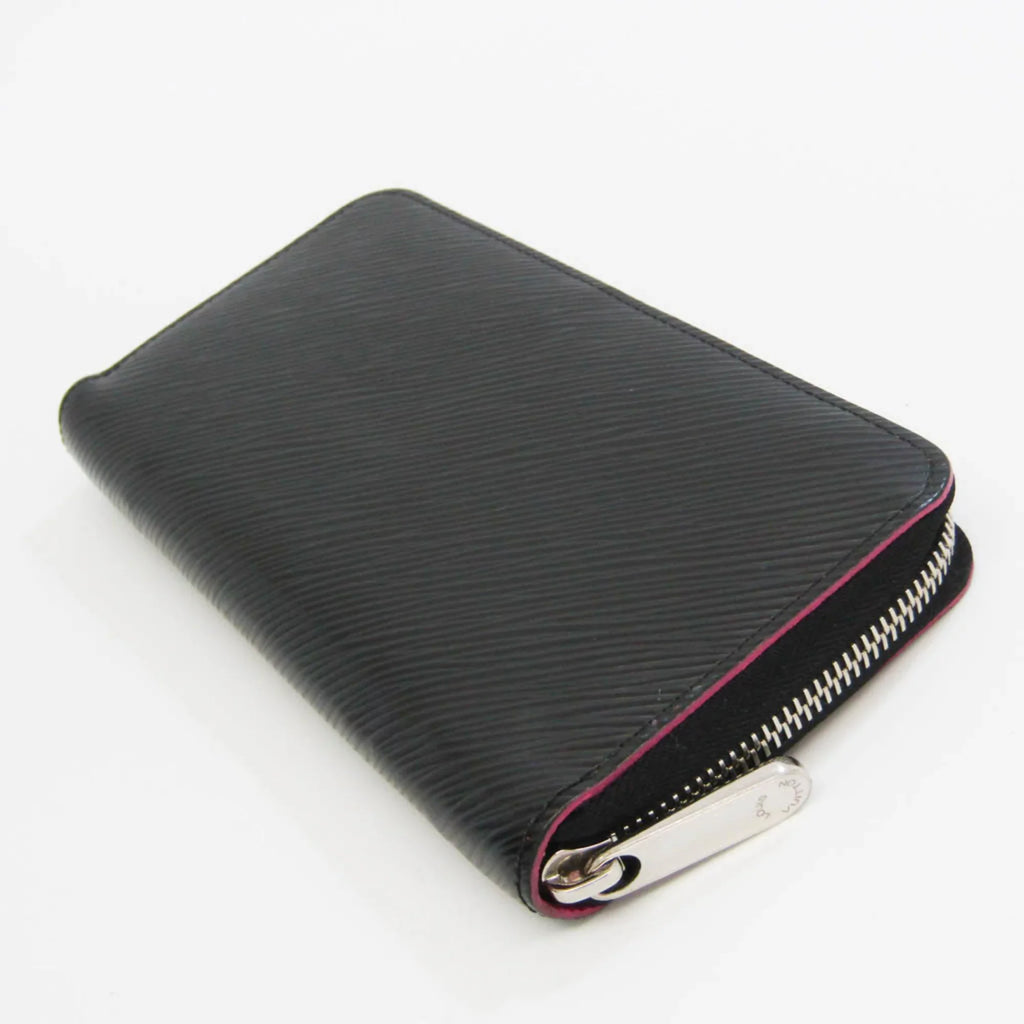 Pink,Noir Epi Wallet Leather Epi Zippy-wallet Louis Vuitton Hot Long M64838 Women's Pre-Owned (Good) (bi-fold)