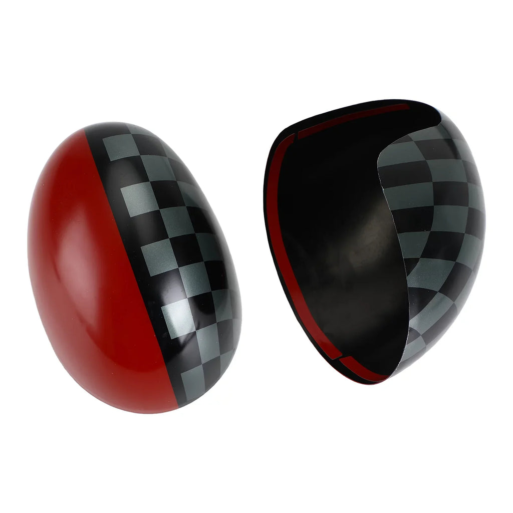 F56 Red Cooper for Mirror Hardtop MINI checkered Black/Grey F55 Cover