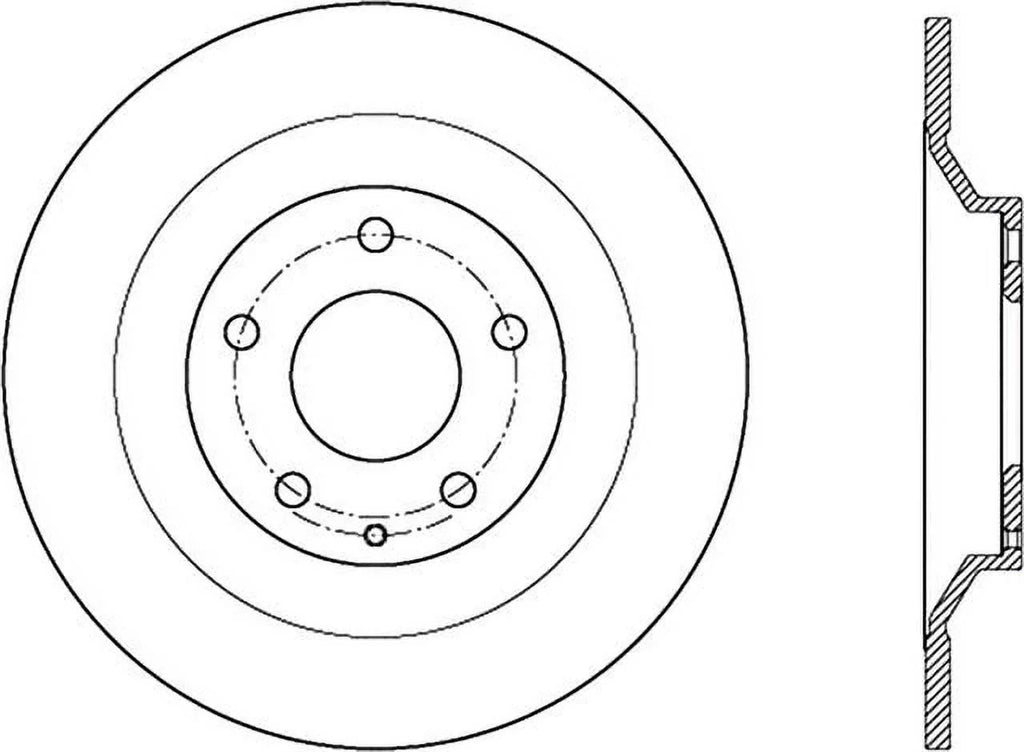 Brake 2013-2019 Rotor Disc select: CX-5 C-Tek 121.45083 Fits MAZDA