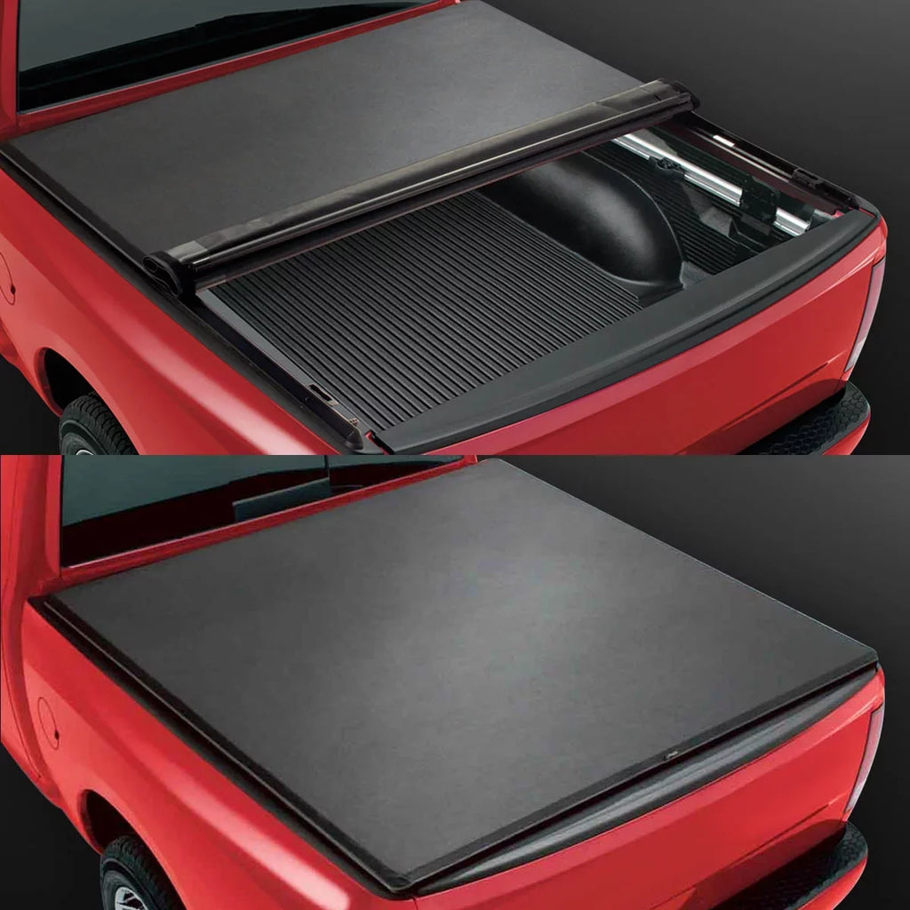 Bed 2014 F150 Tonneau Short Roll-Up Soft for Motoring Side Ft 05-13 Vinyl to 6.5 Ford Fleet Cover 2004 DNA