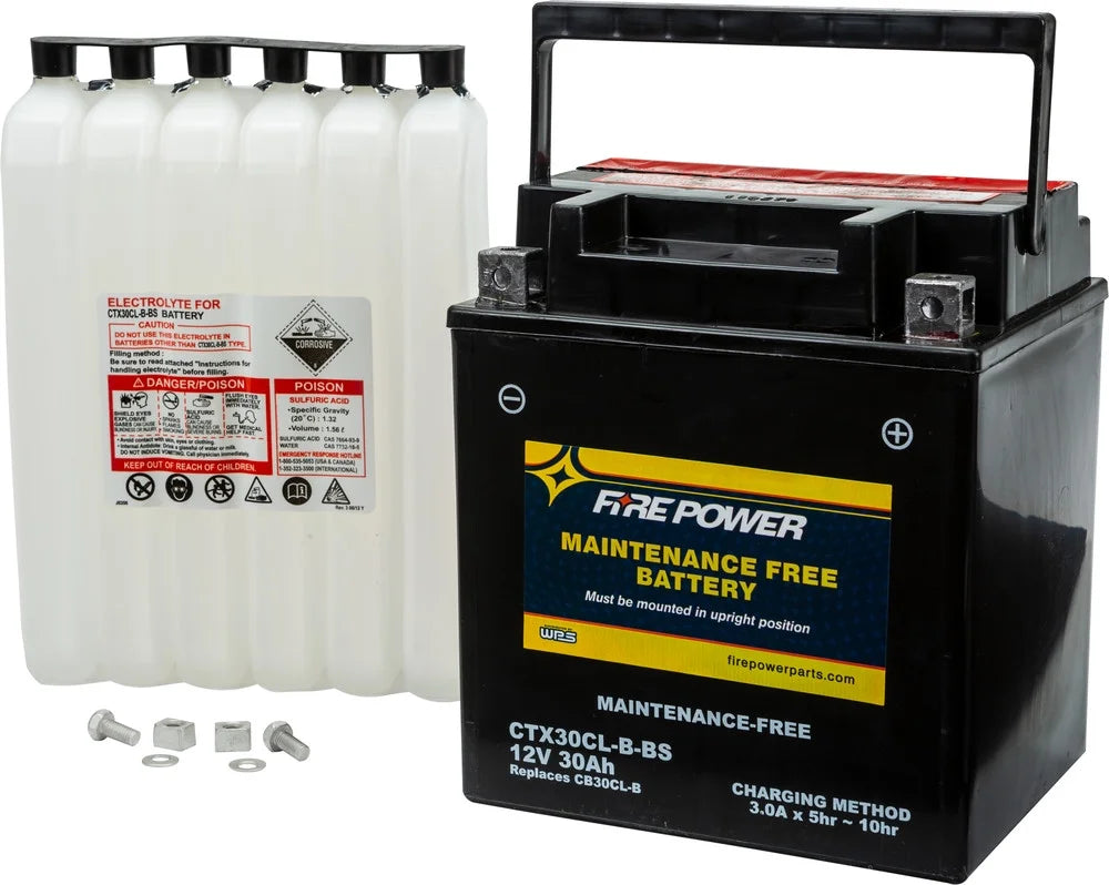 CTX30CL-B-BS Maintenance 1100 Compatible VX Power Deluxe Battery Sea-Doo Free Fire With 2005-2015