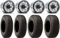 Mh KM3 Ryno Raceline 550 Wheels Sportsman Bdlk 14" 850 Tires 27" BFG 1000