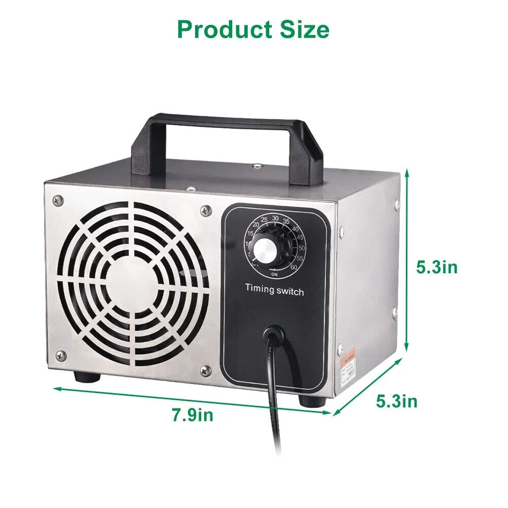 Ozone Pollutants Machine Glossy Dust - Finish & 41dB with Room Kydely Eliminate Steel Powerful Ozone Smoke,