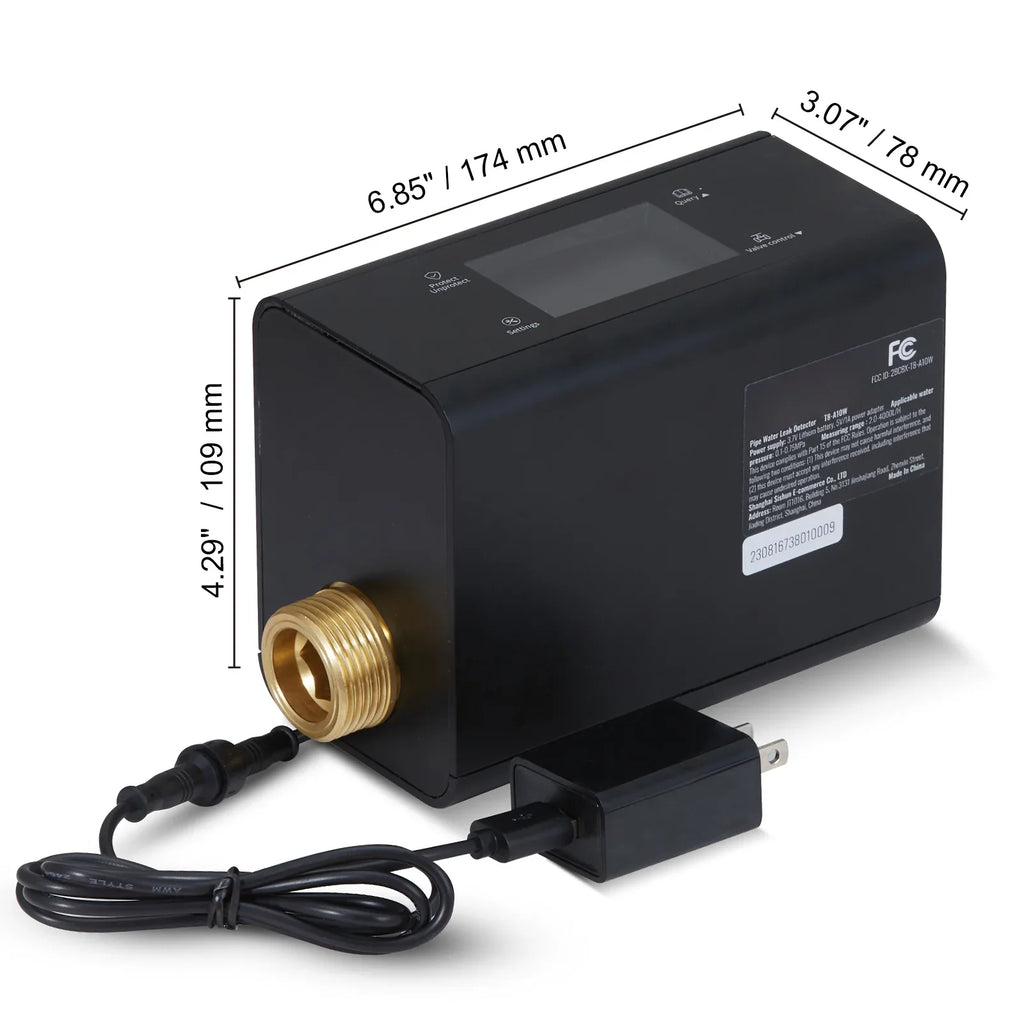 Smart or Water Detector Monitor SKYSHALO Diameter. Shutoff Automatic Leak 1" Available pipeline in 3/4"
