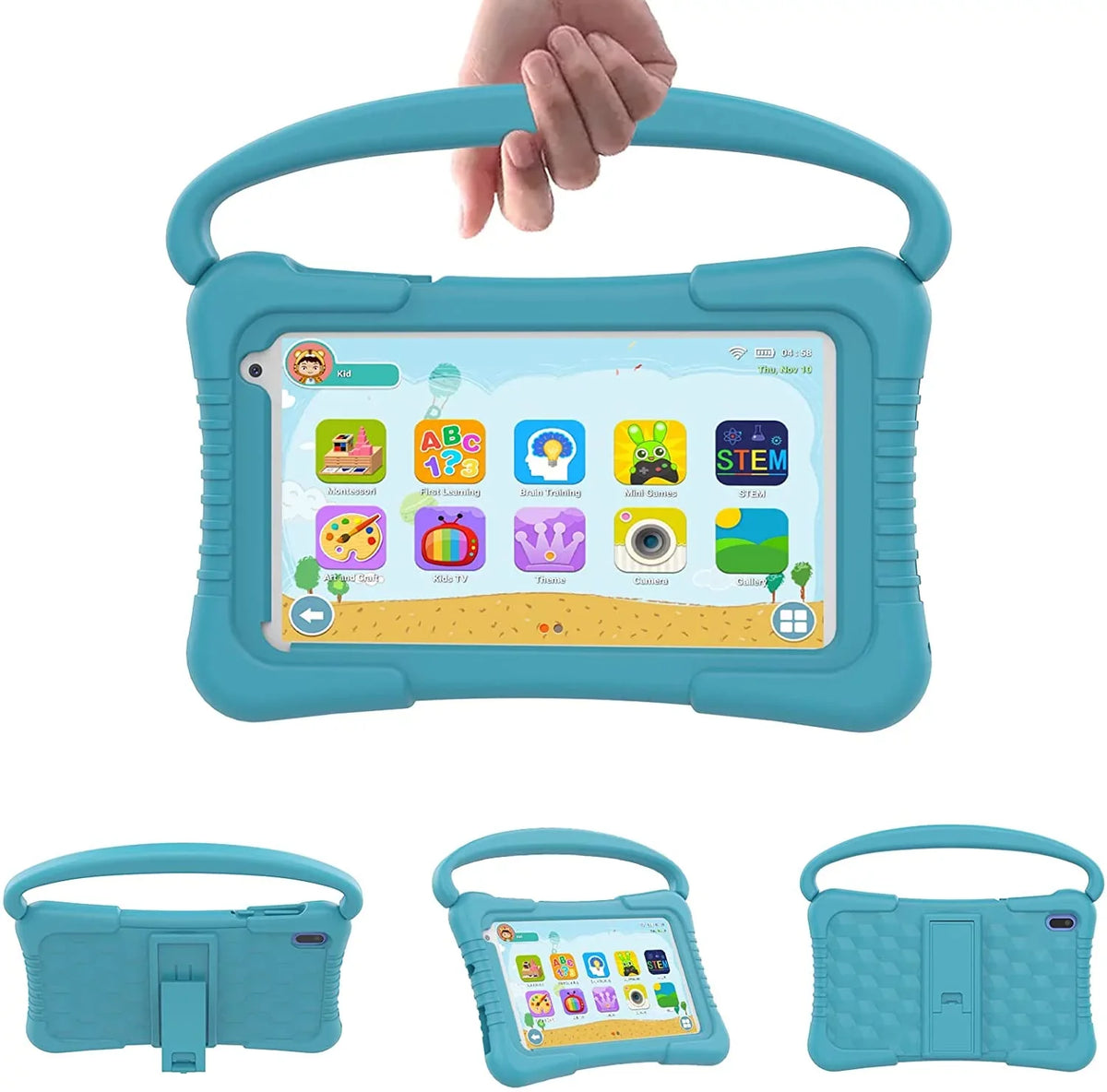 Tablet Software YouTube 11 Kid-Proof Tablets Kids Games Kids 32G Tablet Camera Tablet Parental Kids Toddler 2GB Dual inch Control, Pre-Installed Netflix. Kids RAM 7 with Android Educational WiFi for