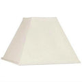 Lampshade 8 Nickel Silk Eggshell Style Square Mission Inch On Clip