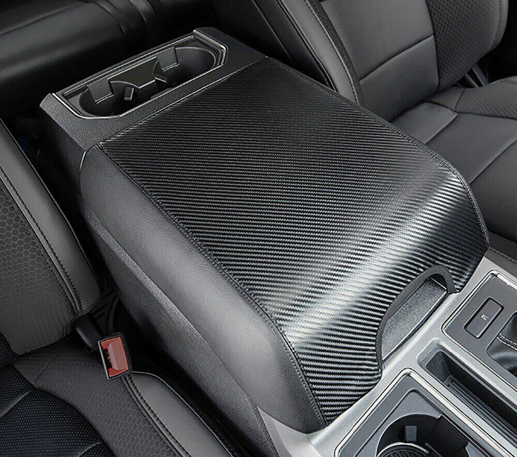 Teledu Carbon Protector Console Armrest Leather F150 Cover Pad Center