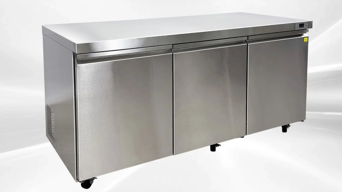 Undercounter 72 Freezer Three Door cu. Commercial in. ft. 16.6