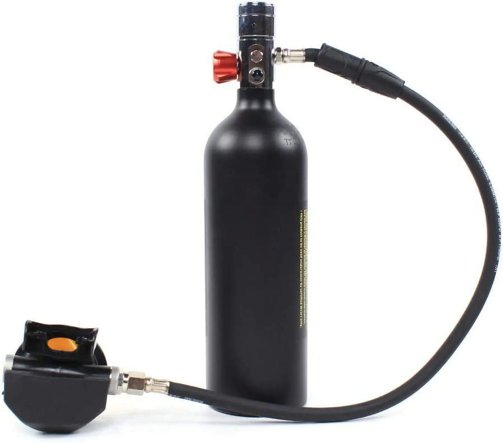High DIDEEP Training E-S400B 1L Tank Scuba Diving Refill Refill by FETCOI Pump Pressure Cylinder Diving Breathe Equipment Air Underwater for Adapter Mini