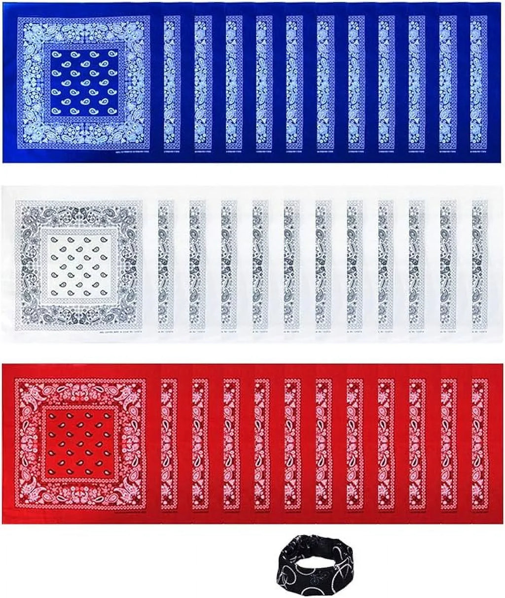 Women Bandanas 100% BASICO Bandana Cotton for and Men