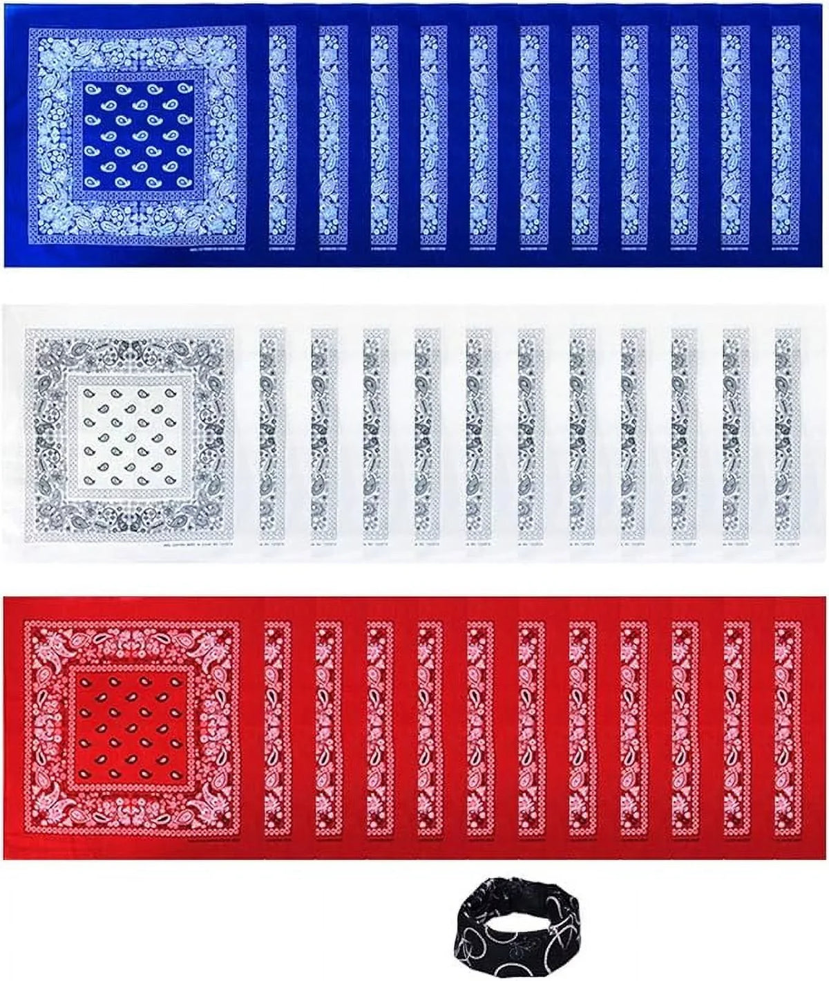 Women Bandanas 100% BASICO Bandana Cotton for and Men