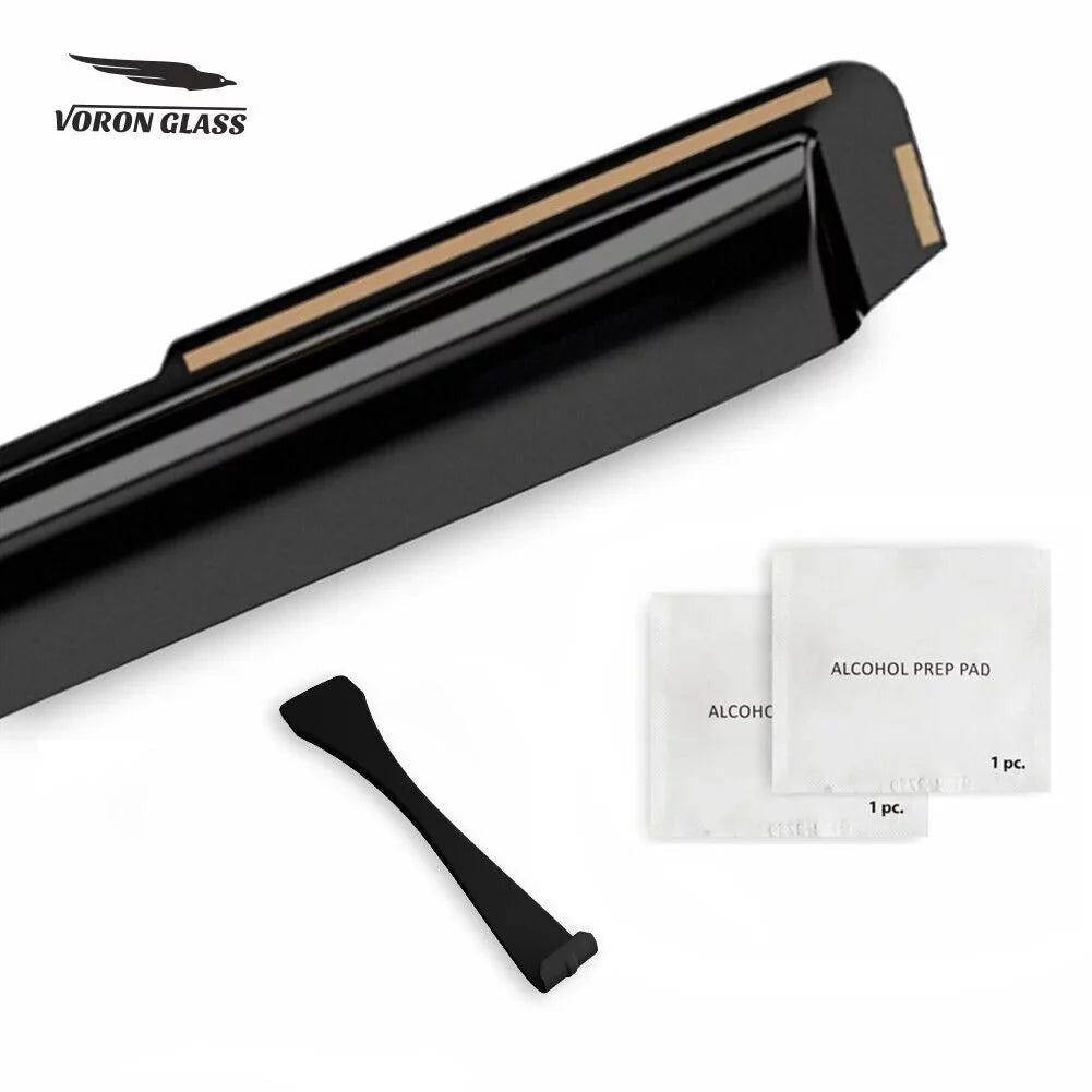 Durable Rain Toyota Guards Sedan, 200521 2020-2024 4 Window Glass Vent Voron Extra Pieces Visors, - Window for Corolla Deflectors, in-Channel