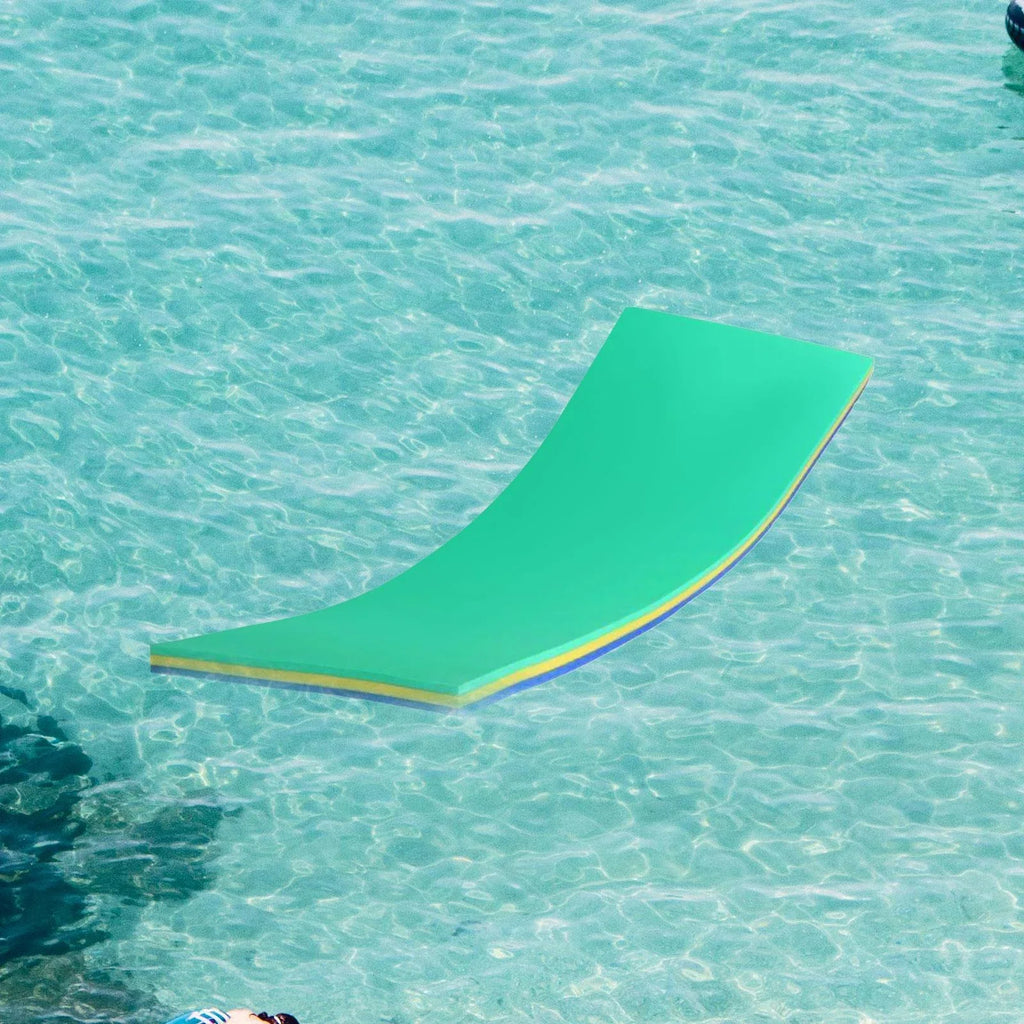Relaxing GARENDE Water Resistant Yellow Mat for Layer Tear 3 Raft Floats Pool