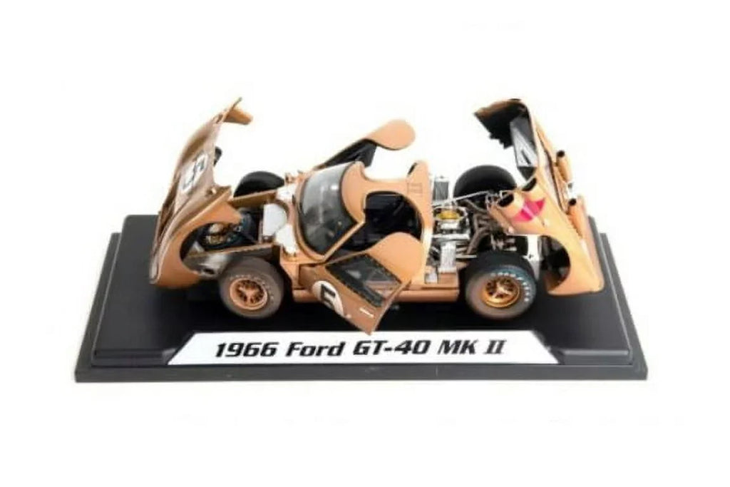 II Model SC430G MK - (Dirty Toy Collectibles Gold 1/18 - After scale Diecast Version), Ford #5 1966 Race GT-40 Car Shelby