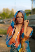 '- Paul Scarf James 100% Cheung Cashmere Sunset by