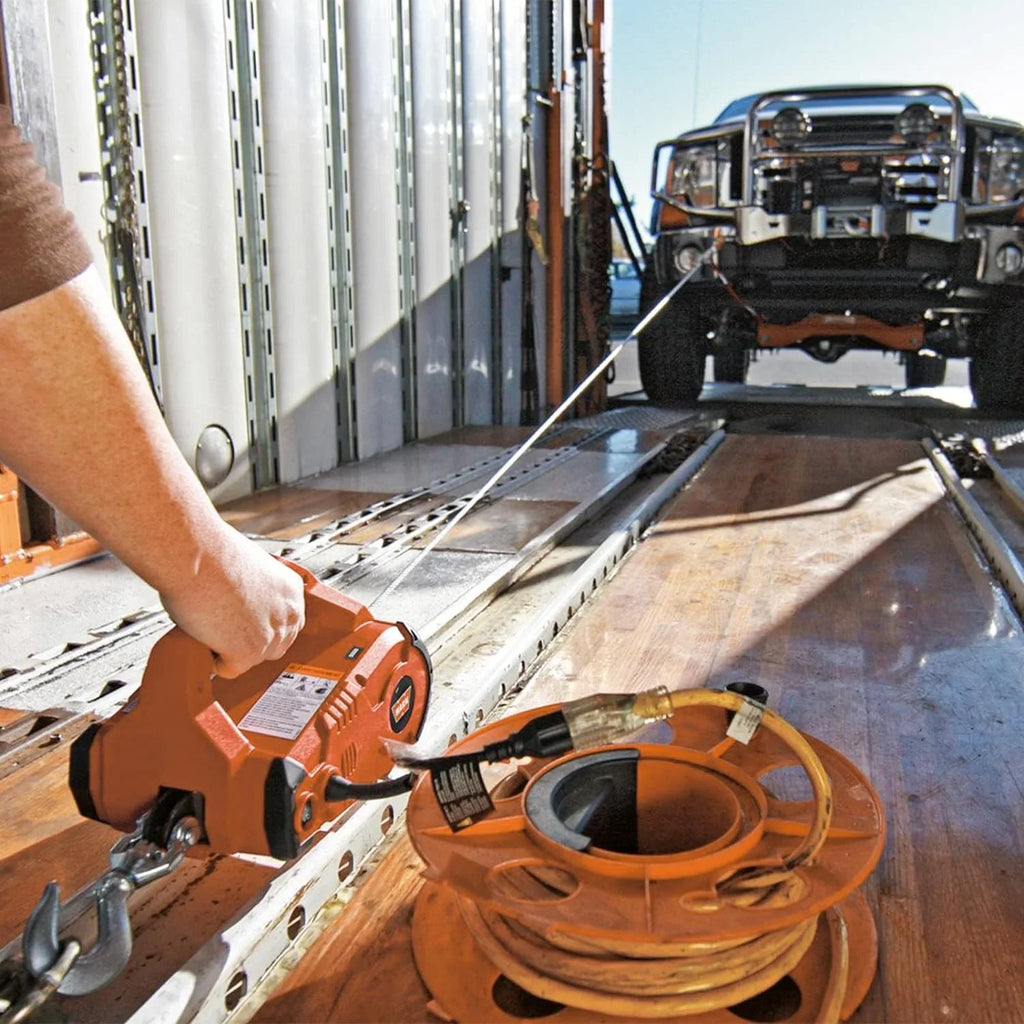 Unleash 110V Wireless 2200LBS Perfect for Hoist Versatility Loads with Portable Crane System – Power and Battery Remote, Winch, 3-in-1 Electric and Heavy Tackling with