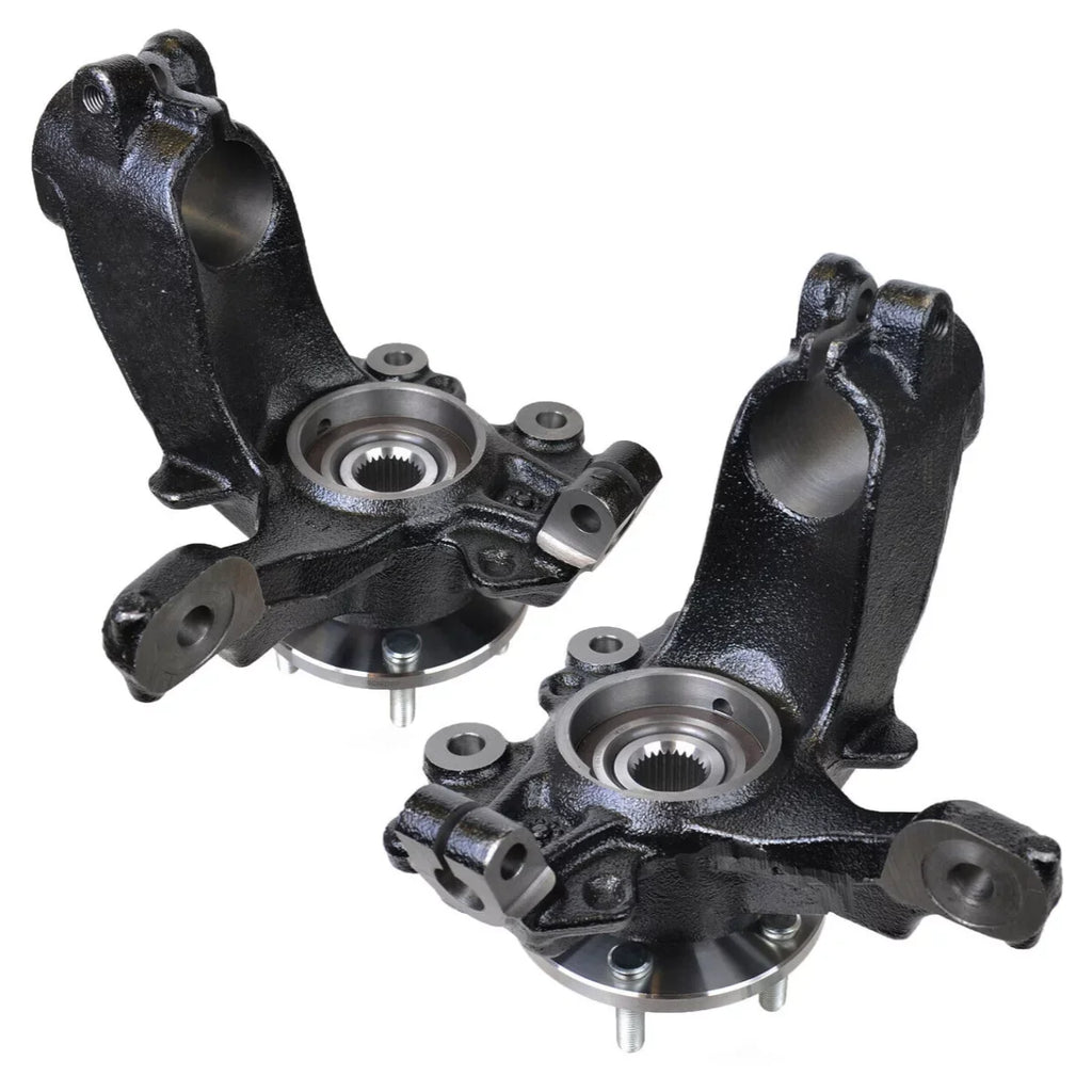 AutoShack for 2018 Side 2.0L and 2016 and FWD Bearing Driver 2 Knuckles 5 2017 Steering Ford Assembly 2012 Passenger Replacement 2014 Wheel Front Lugs Focus 2013 ABS with 2015 of Set Hub