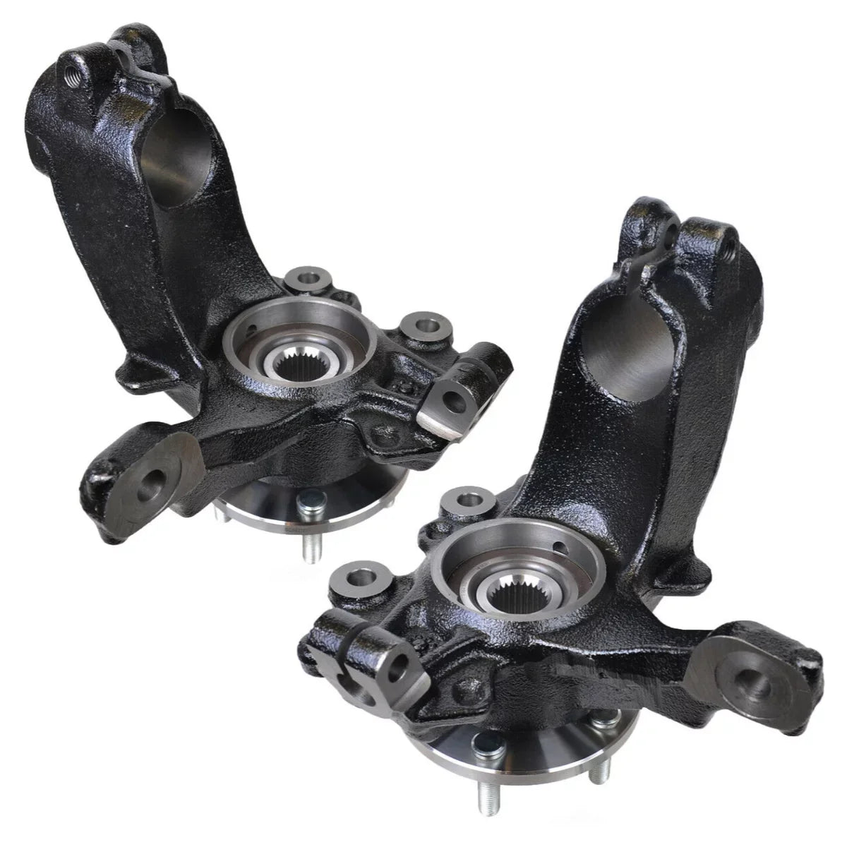AutoShack for 2018 Side 2.0L and 2016 and FWD Bearing Driver 2 Knuckles 5 2017 Steering Ford Assembly 2012 Passenger Replacement 2014 Wheel Front Lugs Focus 2013 ABS with 2015 of Set Hub