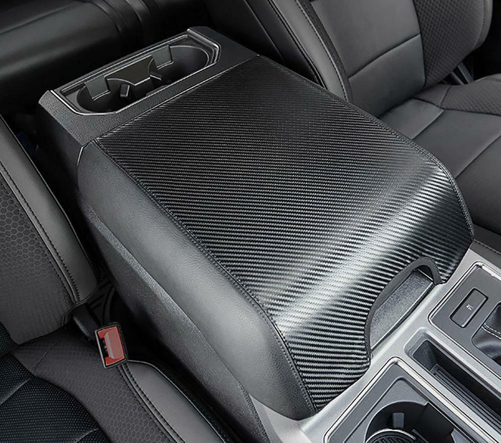 Teledu Carbon Protector Console Armrest Leather F150 Cover Pad Center