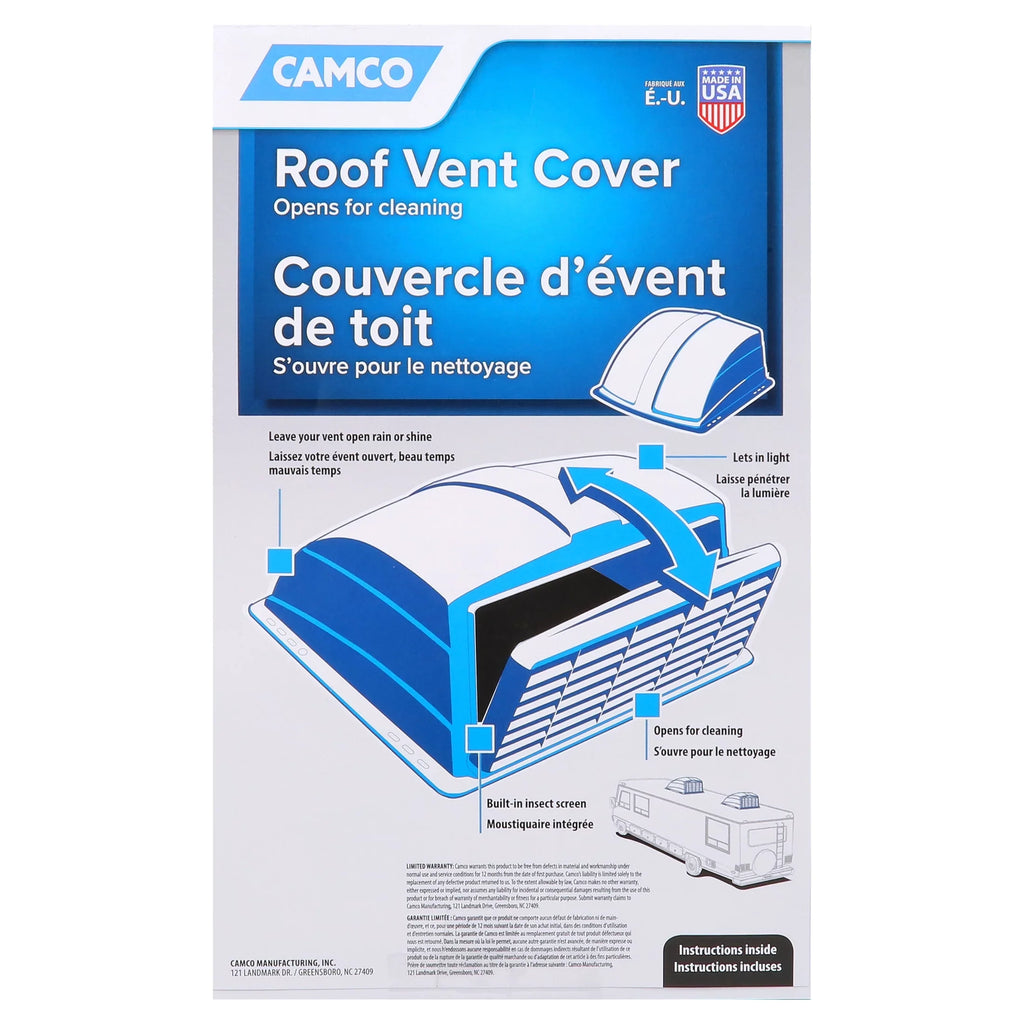 Cover 40443 Roof (Black) Camco RV Vent