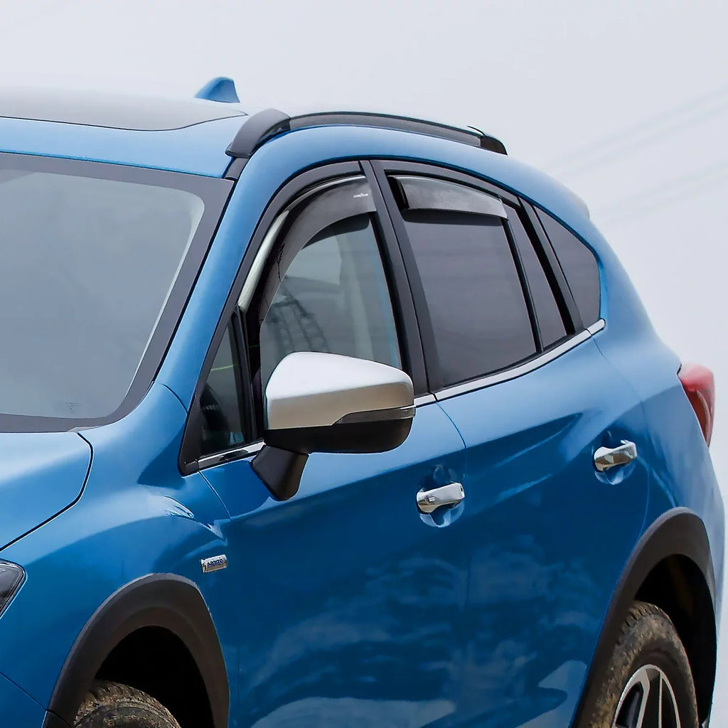 Window Deflectors Cars, Goodyear Vent Car Window Guards, for in-Channel 4 Crosstrek 2018-2023/Impreza Subaru for Accessories, 2017-2023, XV - Shatterproof Deflector, Rain pcs Visors Hatchback GY003477