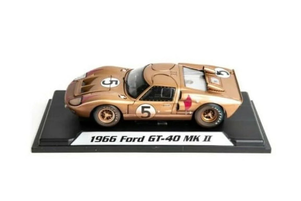 II Model SC430G MK - (Dirty Toy Collectibles Gold 1/18 - After scale Diecast Version), Ford #5 1966 Race GT-40 Car Shelby