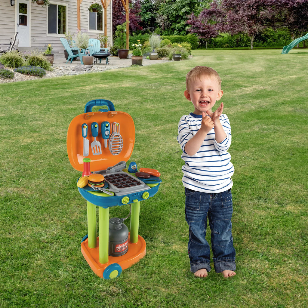 Hey! BBQ Toy Pretend - Dinner Play Play Set Grill Kids Set Play!