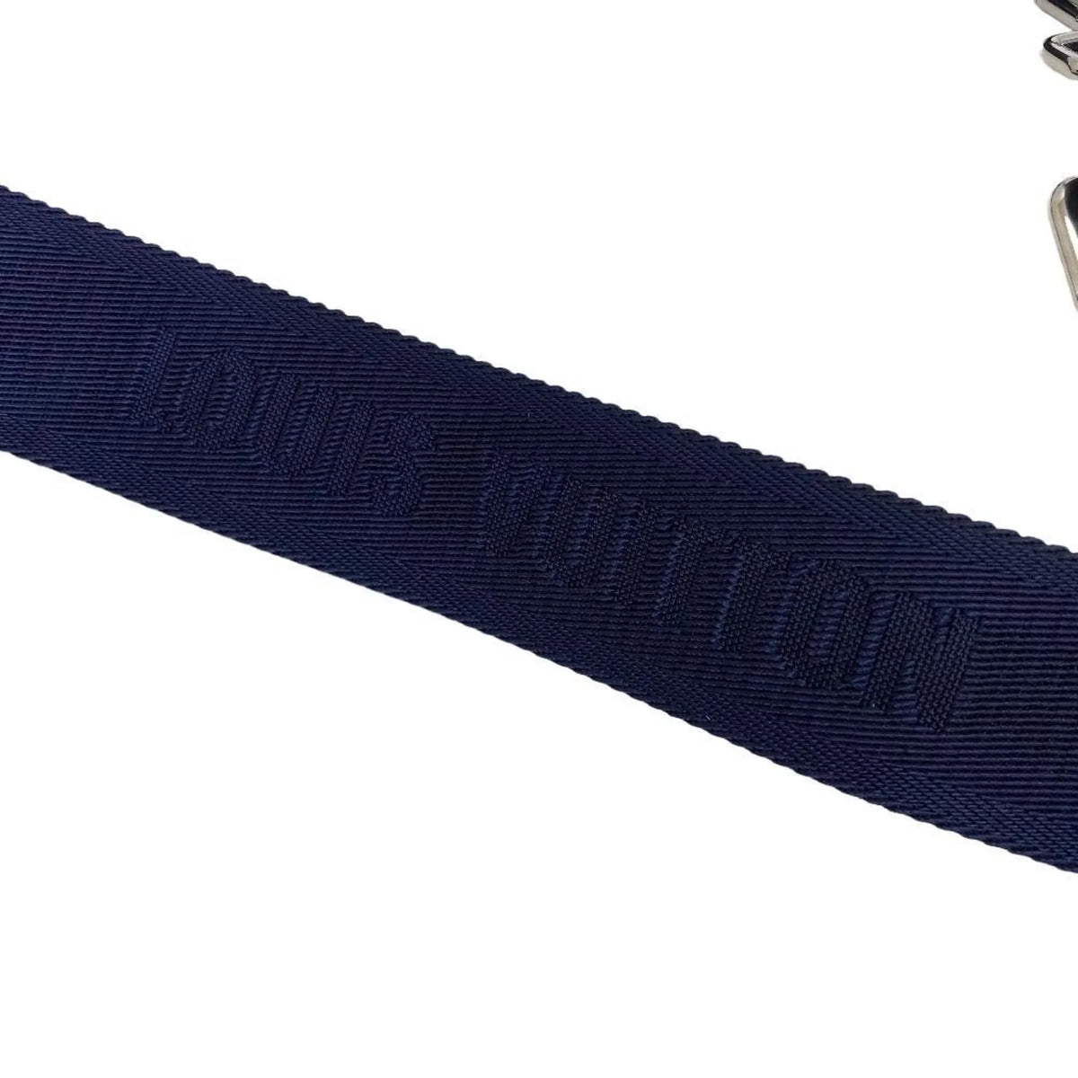 (Fair) M81431 VUITTON LOUIS Wallet Pre-Owned Wearable Shoulder Blue Monogram Gaston Bandana Bag Men's