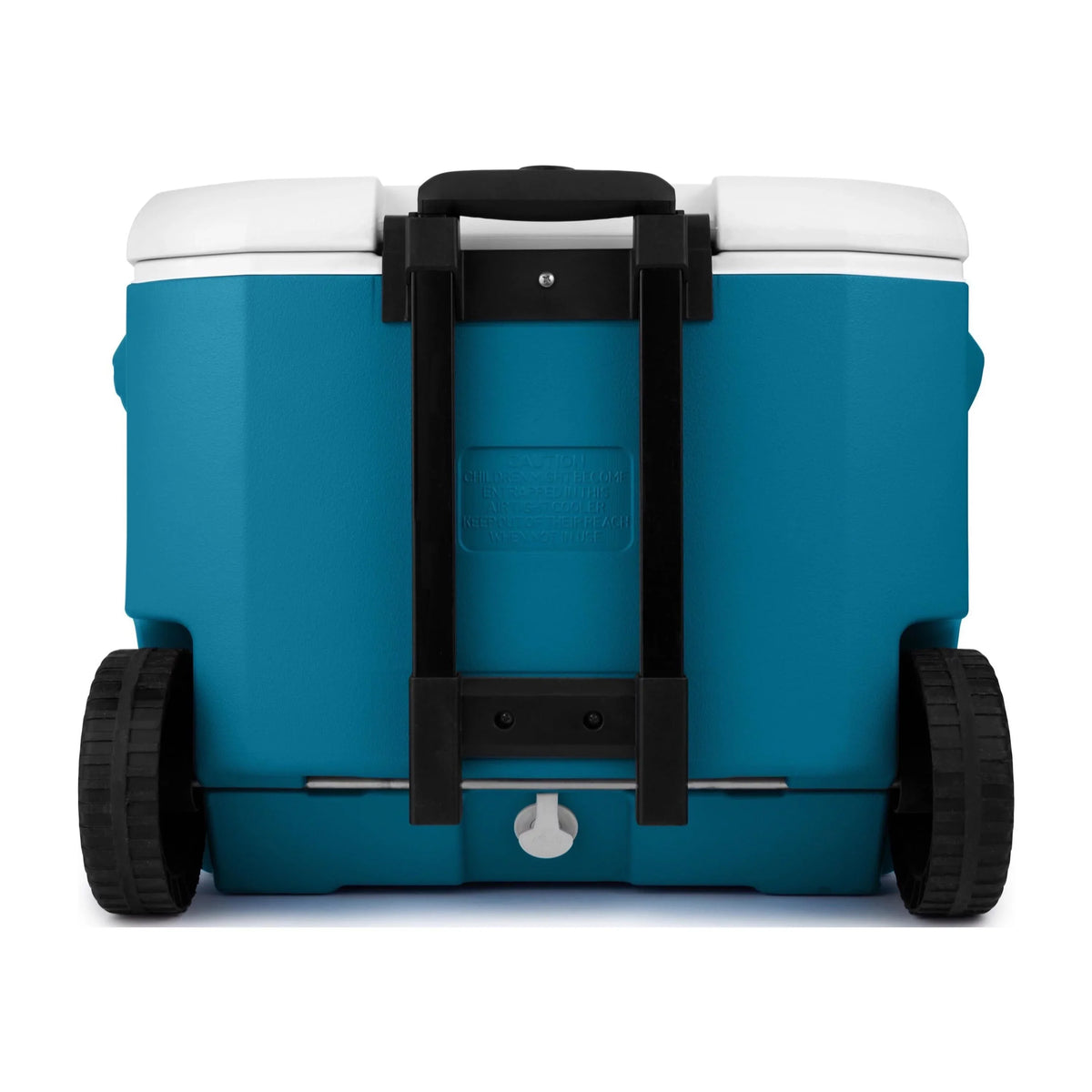 with Wheels, Ocean Cooler Hard Coleman 60QT Blue Chiller