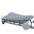 Styled-to-Fit Boat Performance Poly-Guard Console V-Hull Center Grey Boat for ft. Cover Shallow - 20.5 Draft