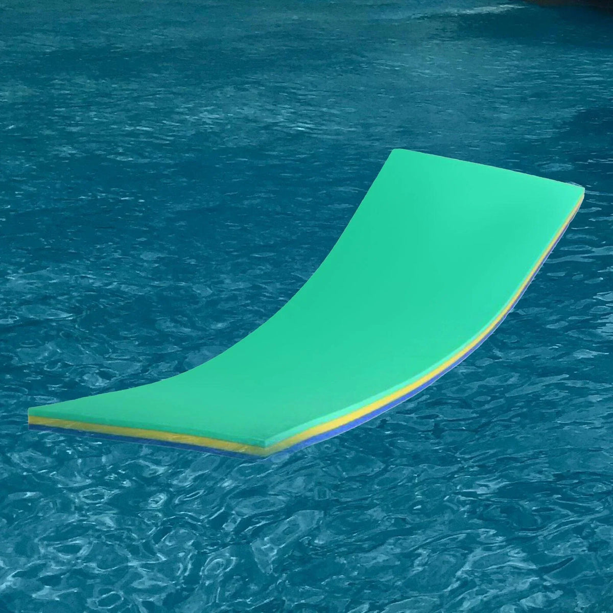 Relaxing GARENDE Water Resistant Yellow Mat for Layer Tear 3 Raft Floats Pool