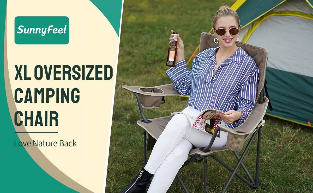 '- your - outdoor on Camping and Oversized 12.13 Chair comfort all adventures! style Experience Folding