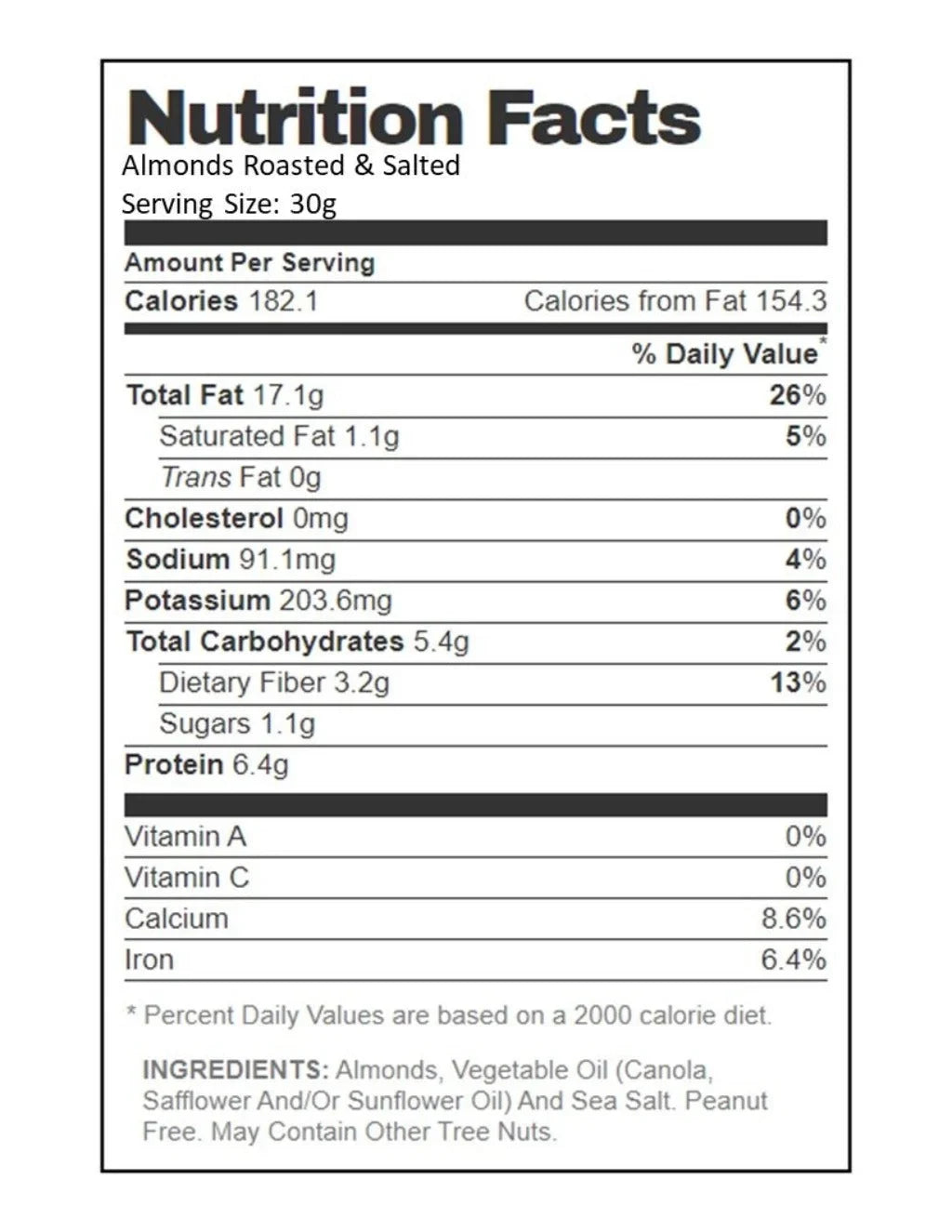 & Almonds salted Roasted