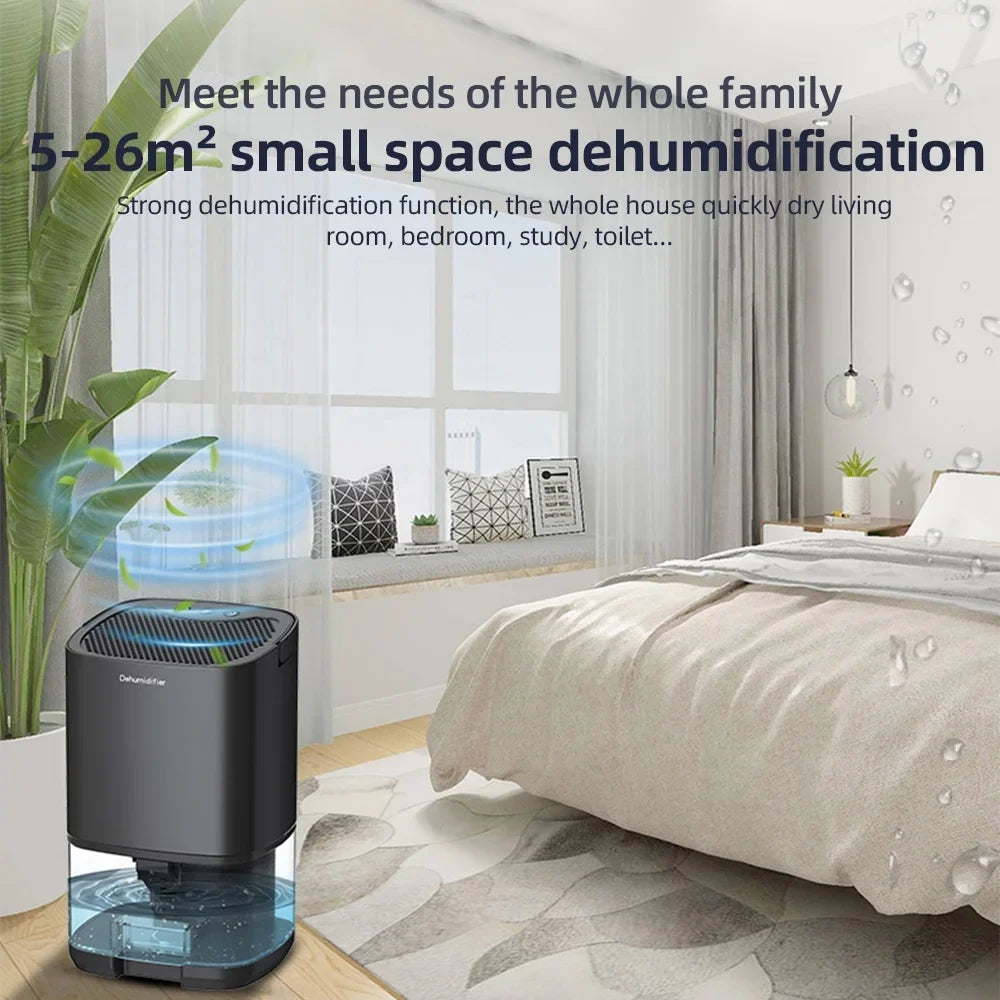 Small Basement Quiet 7 Oz Lixada Bathroom 34 for Shut Bedroom Colors Portable Off LED Home Auto Dehumidifier