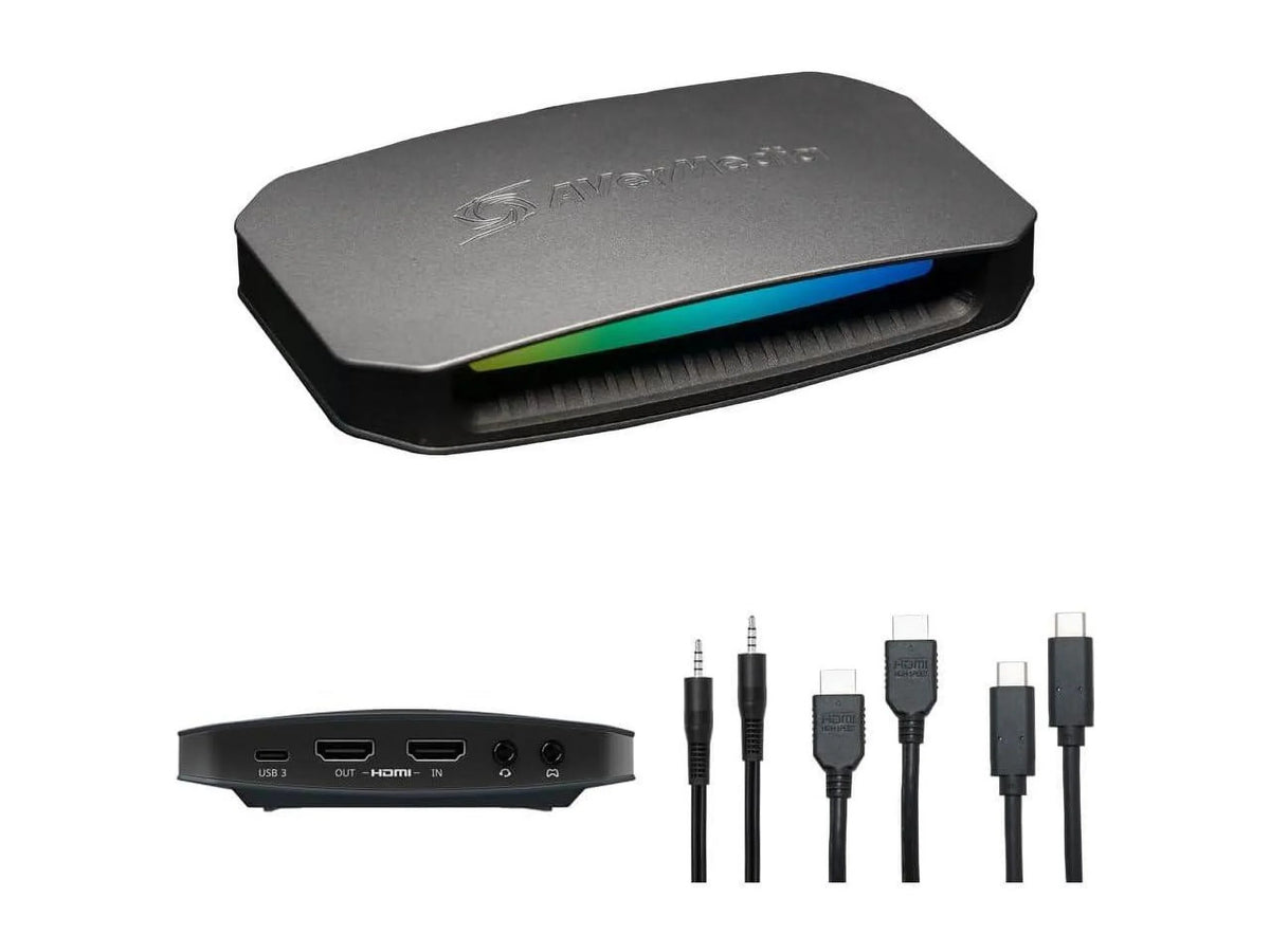 '- Live Video AVerMedia - Streaming, Functions: Ultra - Gamer PC YUY2 Line - - Capturing, Line Audio Video (GC553G2) - 2.1 Recording USB Game 4K In Audio Video Out -