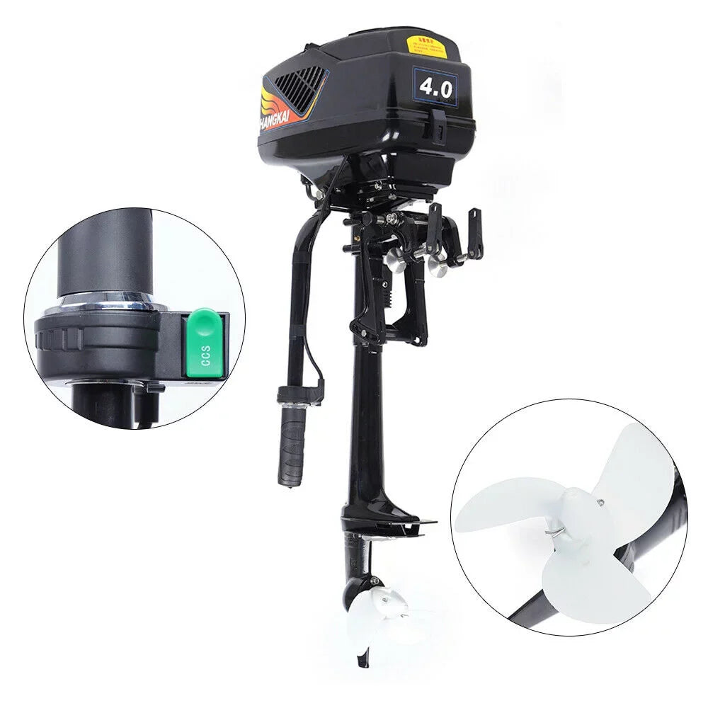 4HP Fishing CDI Electric Boats Outboard Heavy Boat 48V Duty Outboard Motor for Boat Miumaeov Motor Engine Fishing Engine 1000W Outboard Boats Outboard Mount Motor Electric Inflatable