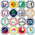 11.5 Chips Golf Ball Chip Poker DA Marker VINCI Collection, Gram
