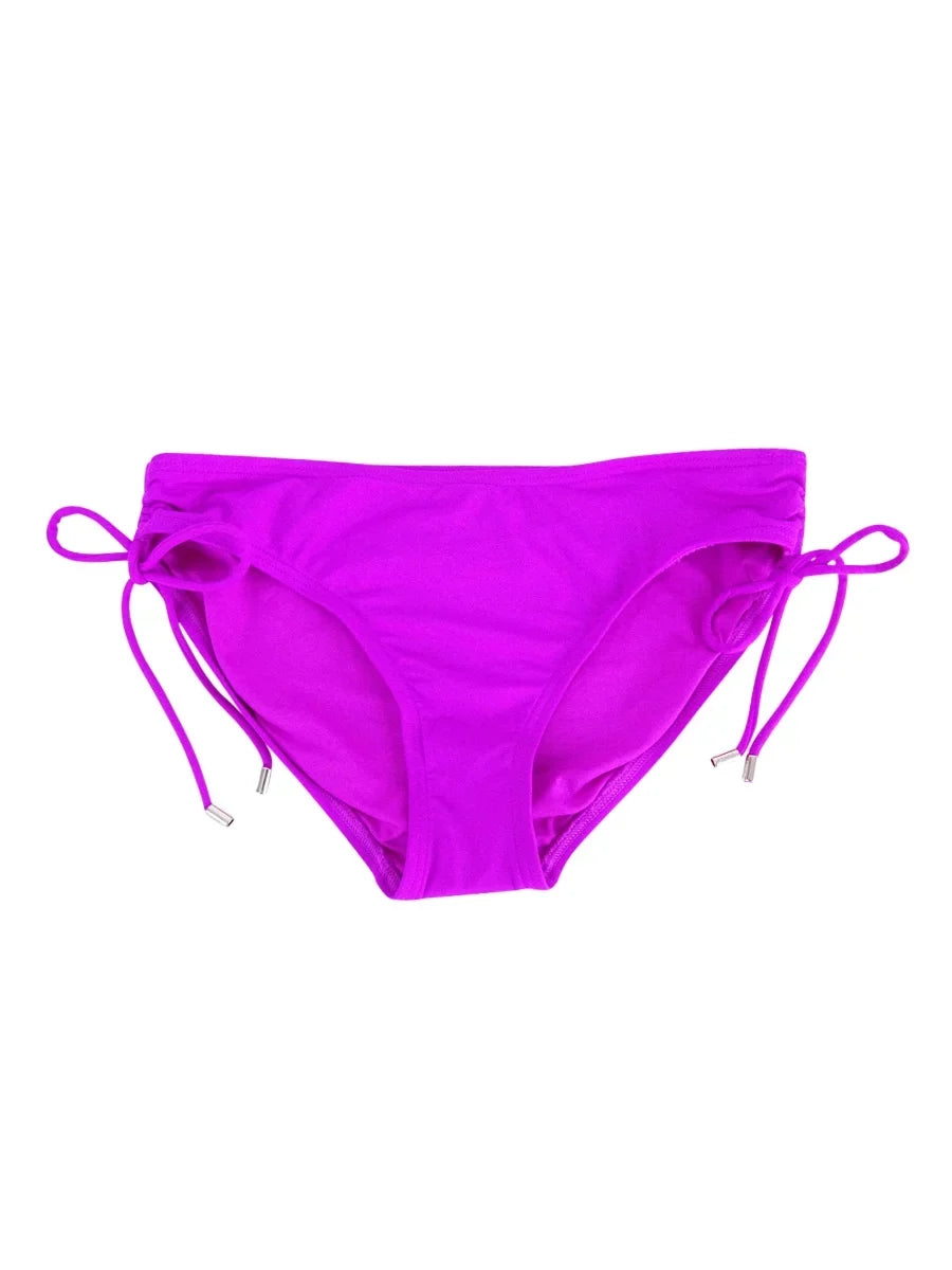 Women's Bottoms (XS, Calvin Swim Side-Tie Fuschia) Klein