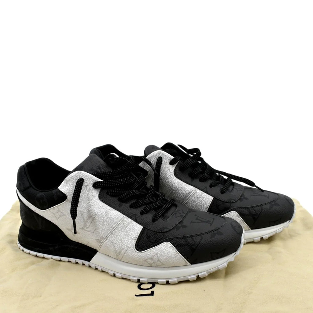 Pre-owned Runaway 9-9 VUITTON US LOUIS Monogram Sneakers Bicolor