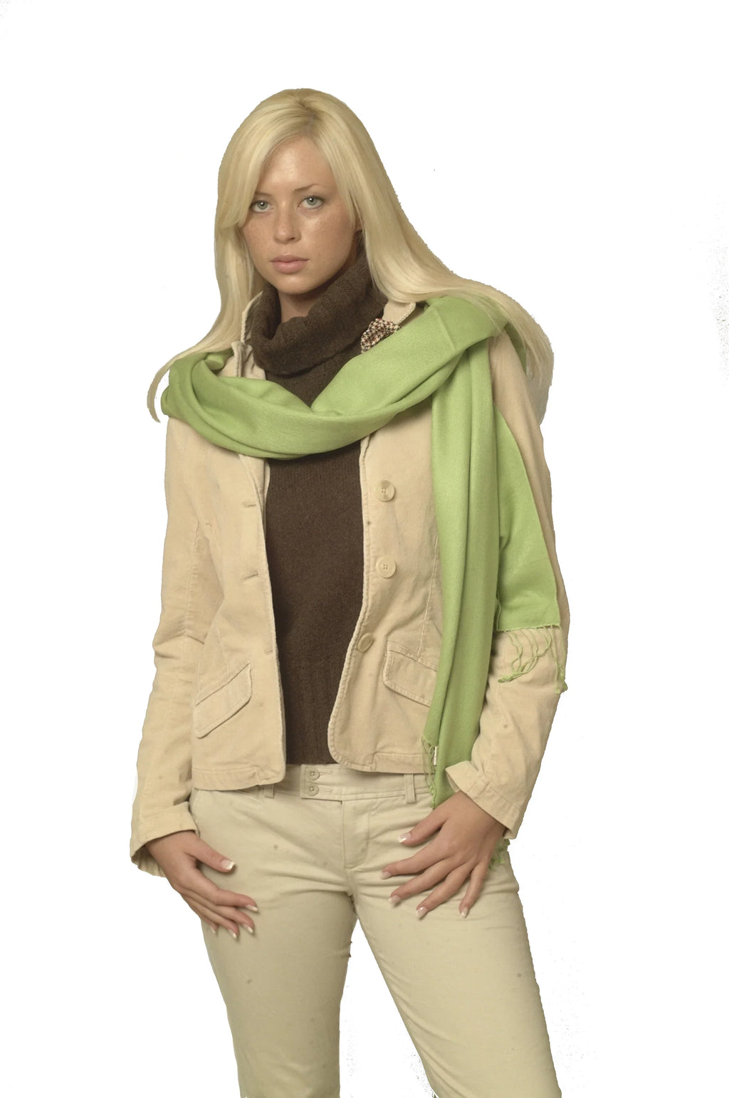 Scarf/Pashmina Shawl/Cashmere/Cashmere Green) (Mint Scarf/Wool/Silk Scarf/Scarves/Shawl/Shawls/Stole/Wrap/Pashmina