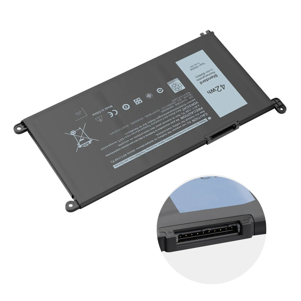 5481 5593 Inspiron for 1VX1H 5491 2-in-1 Battery 5493 5584 5590 5485 5482 YRDD6