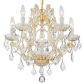 High-Swarovski Six Classic Type-Gold 20 Wide Finish Home Crystal Light Spectra 17 inches By Chandelier Street in Mini Bailey inches Style