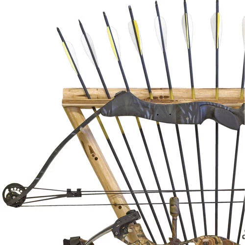 Rush 2 12 Compound Creek Arrow Rack Creations - Storage Rustic Archery Wall Bow