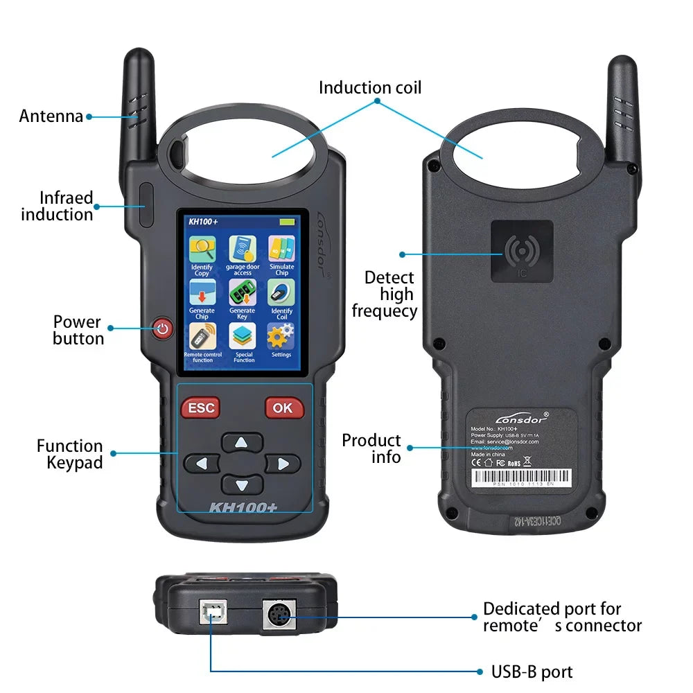 Remote Programmer Lonsdor KH100+ Key Auto