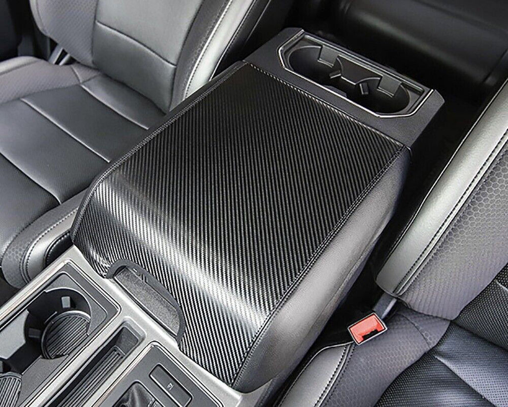 Teledu Carbon Protector Console Armrest Leather F150 Cover Pad Center