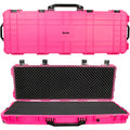 Foam Hard Roller Case with Waterproof inch & 44 Rifle Pink Eylar Crushproof