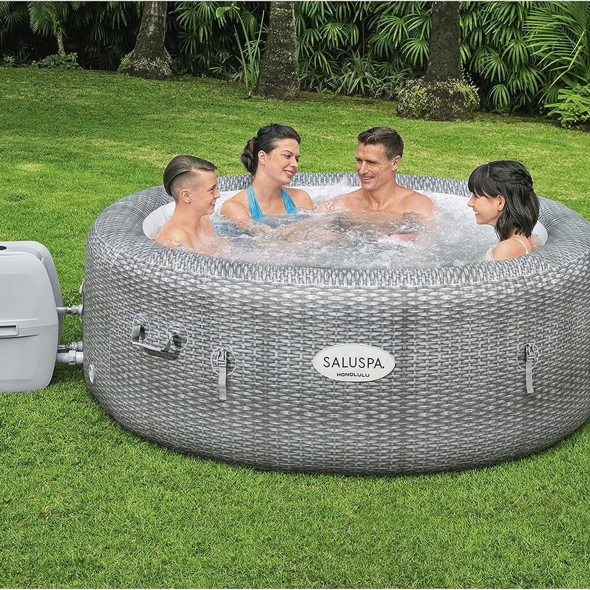 Tub 6 Hot Seat & SaluSpa Honolulu w/6 Bestway Pool/Spa AirJet Pillows