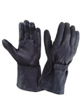 Deerskin Gauntlet Men's 5XL - Leather Gloves,Black,Size